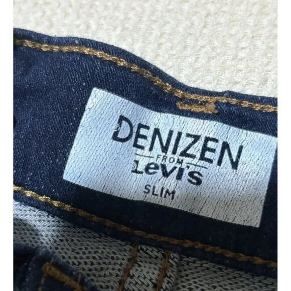 Denizen from Levi’s Kids Slim Fit Blue Denim Jeans Adjustable Waist Size 5 - Picture 4 of 11